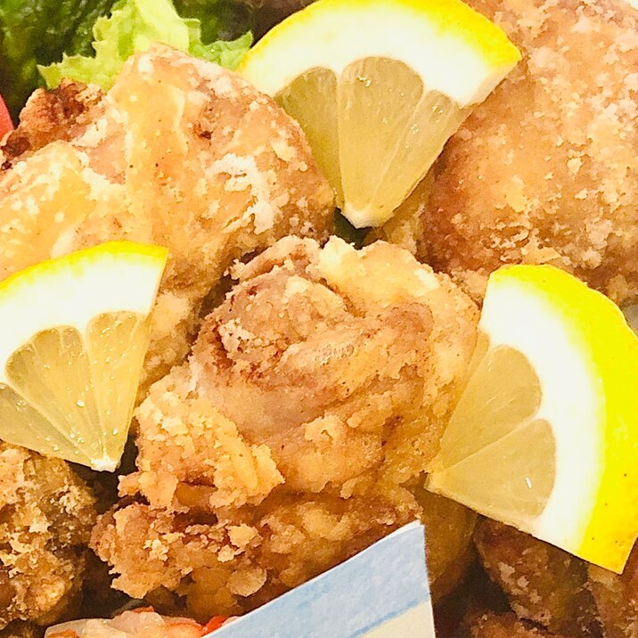 食べすぎ注意！鶏もも肉で基本の唐揚げ